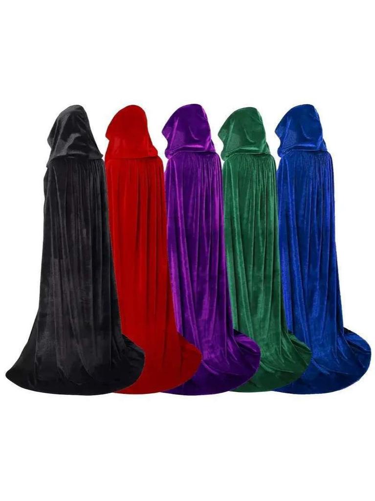 Mantello con Cappuccio di Halloween Mantello Costume Cosplay Maschera Costume Europeo e Americano Adulti Uomini e Donne Costume da Spettacolo Pirata