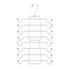 2 Pack Heavy Duty Metal Folding Tank Top Bra Hanger 4 Tier Space Saving Closet Organizer Accessories Multiuse Garments Belts