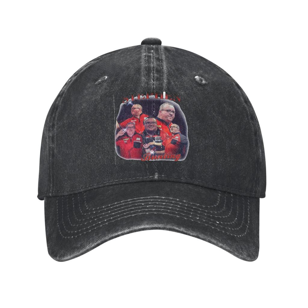 Stephen Bunting Bootleg Washed Denim Baseball Caps Snapback Baseball Hats Breathable Casquette Outdoor Unisex