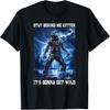 Bleib hinter mir Kätzchen Cringy Werwolf Meme Cringe Alpha Wolf T-Shirt