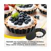 32PCS 3 Inch Mini Tart Pans Egg Tart Mold with Removable Bottom Round Quiche Pan Mini Pie Pans Bakeware Mold