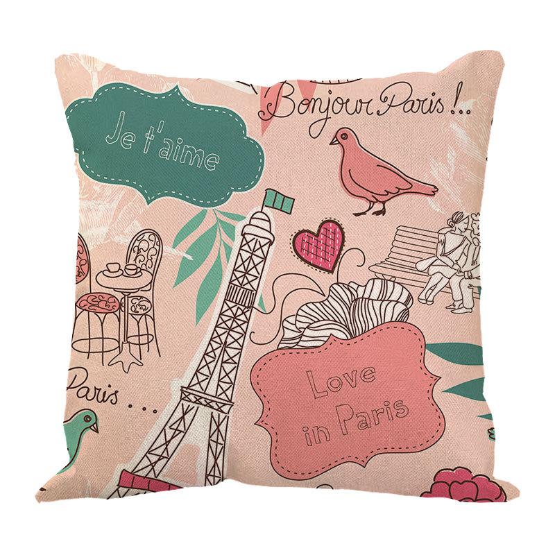 New Valentine'S Day Love Letter Pattern Pillow Cover Sofa Pillow Cover Premium Durable Quality Useful Practical