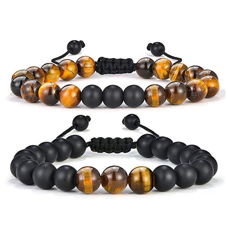 JYL TS Bracelet Couple's Eye  Handmade Braided Enhances Bond & Luck