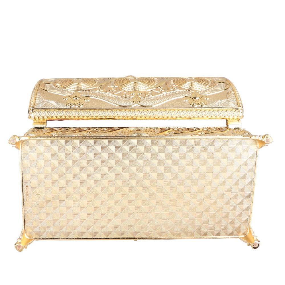 Soft Velvet Lining Trinket Storage Box Rectangular Treasure Storage Box Office Decor