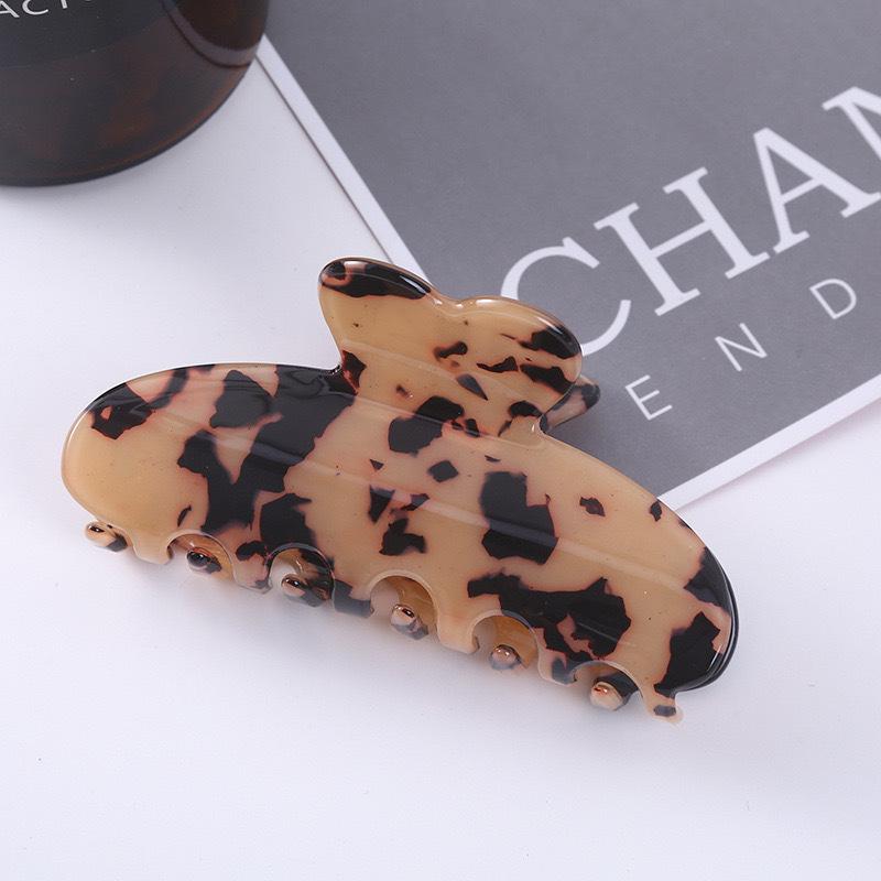 Colorful Acetate Large Dopamine Hair Claw - High-End Hairpin Accessory