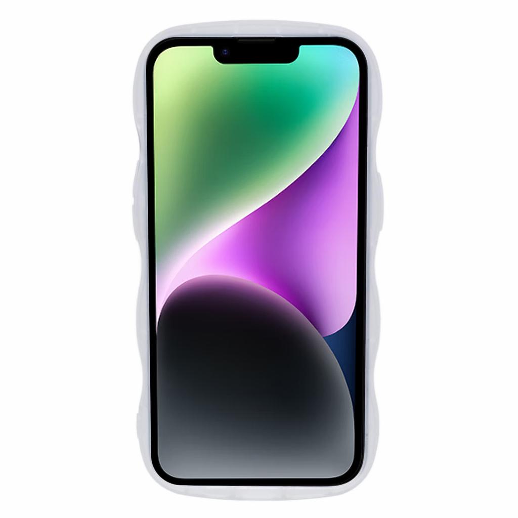 JTW Series for iPhone 14 Case Wavy Frame Glitter Stars Epoxy Phone Cover