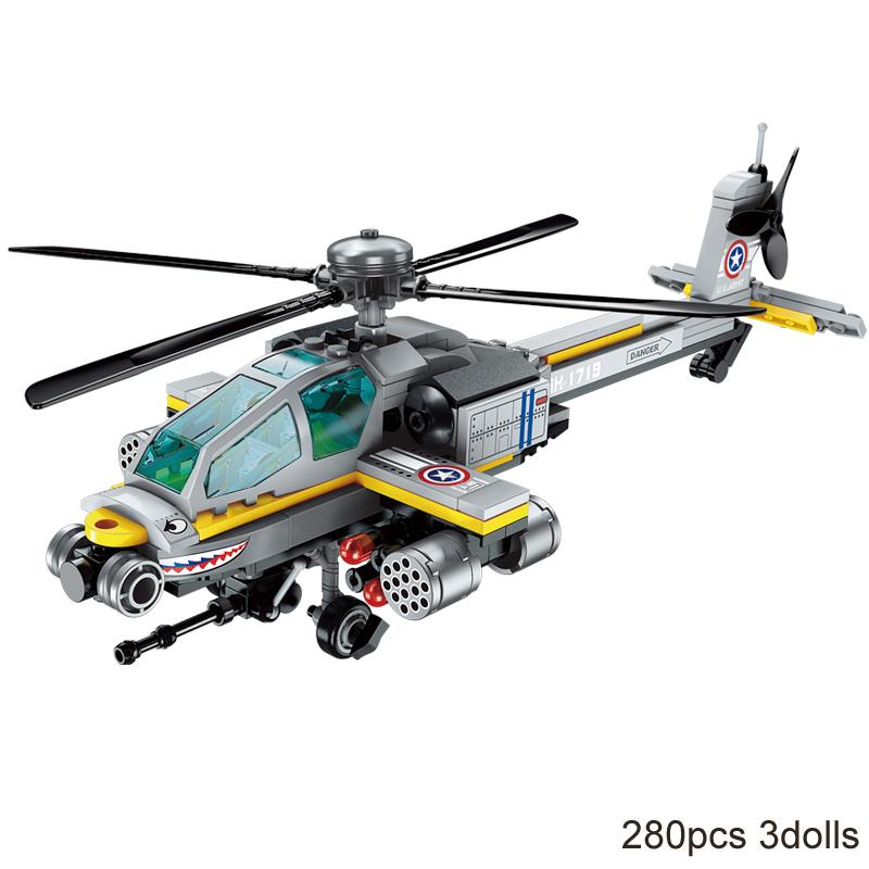 Building Block Battle Army Navy Force Aircraft Marines Carrier Battle Group Educational Bricks Toy Boy Gift