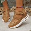 Damenmode Sandalen Einfarbig Plateauabsatz Lässige Sportschuhe