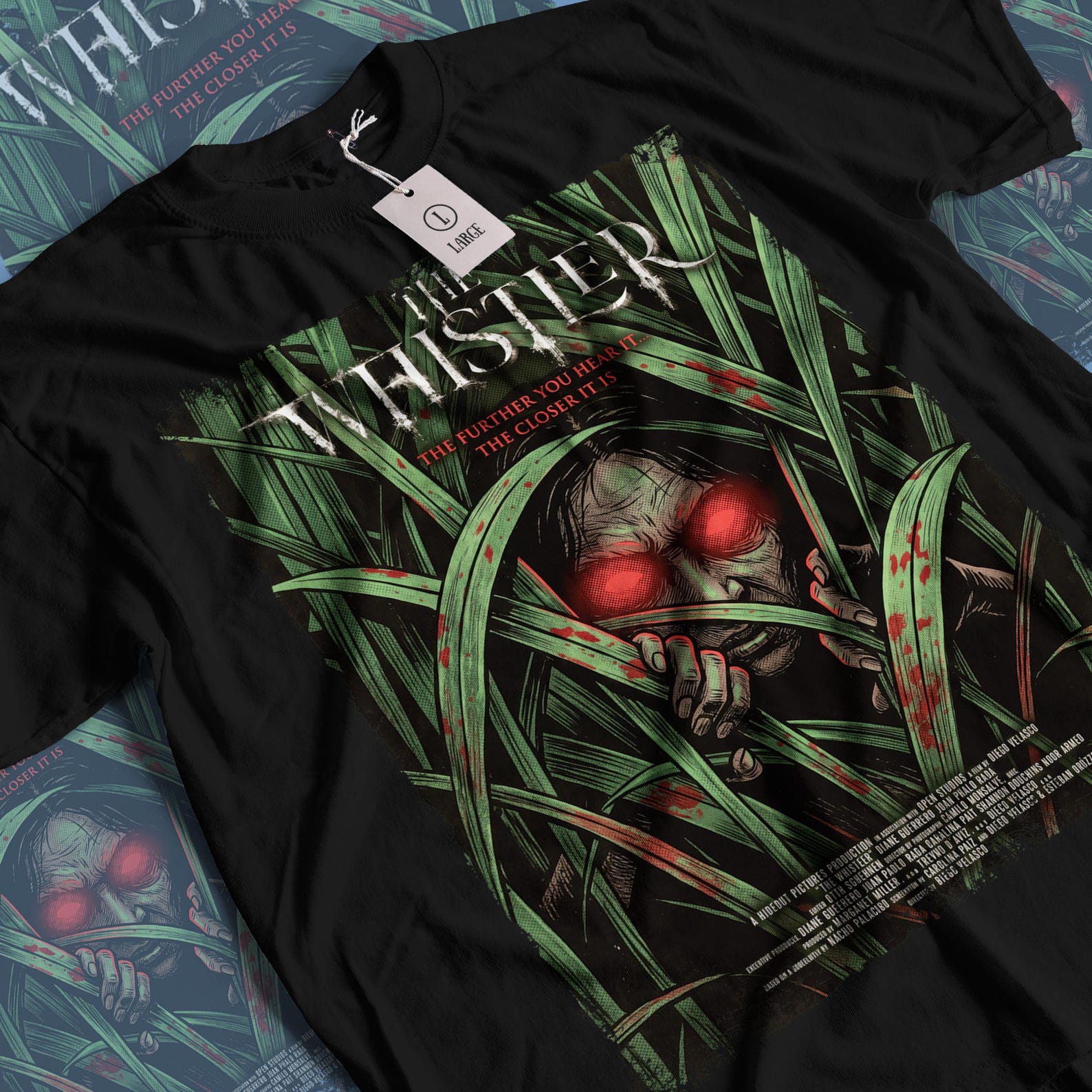 The Whistler Movie T-Shirt: Vintage Horror Movie Unisex Graphic Tee 2XL