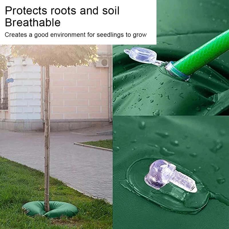 10 Gallon Tree Watering Bag Slow Drip Irrigation Watering Ring Automatic Drip Garden Water Bag