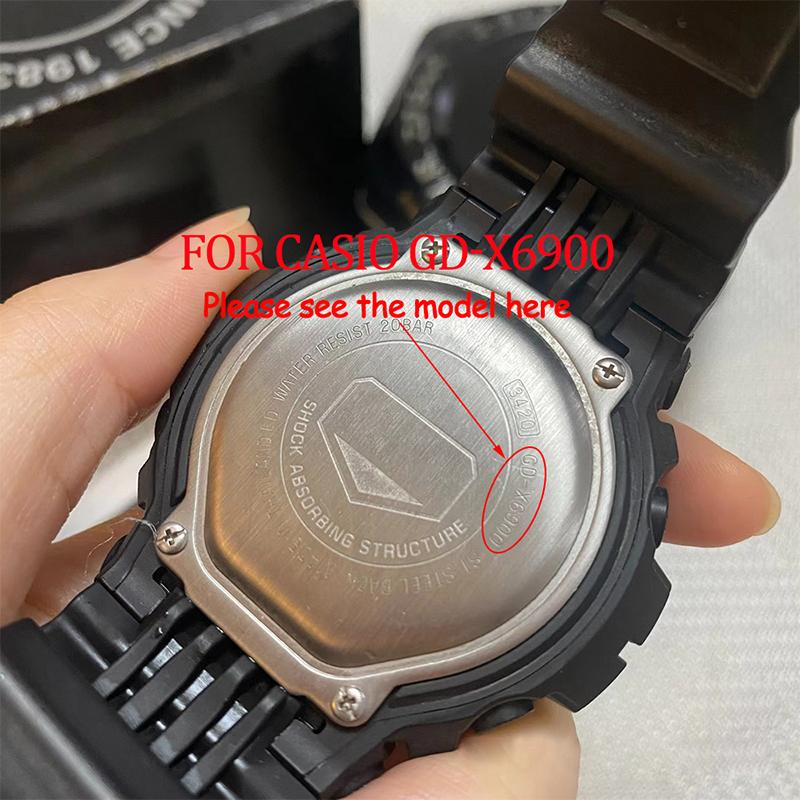Resin Replacemnet Band Suitable for Casio GD-X6900 Strap Men's Waterproof Rubber Bracelet GD X6900 Watch Accessories