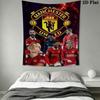 Retro MUFC CanvasWall Hanging Printed Fabric Blanket Decorative Tapestries for Bedroom Living Room Home Decor