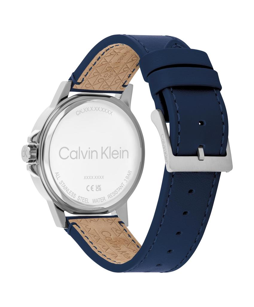 Watch RESET Dark Green Dial Leather Strap 25200526 [Calvin Klein][Authorized Import] Men's