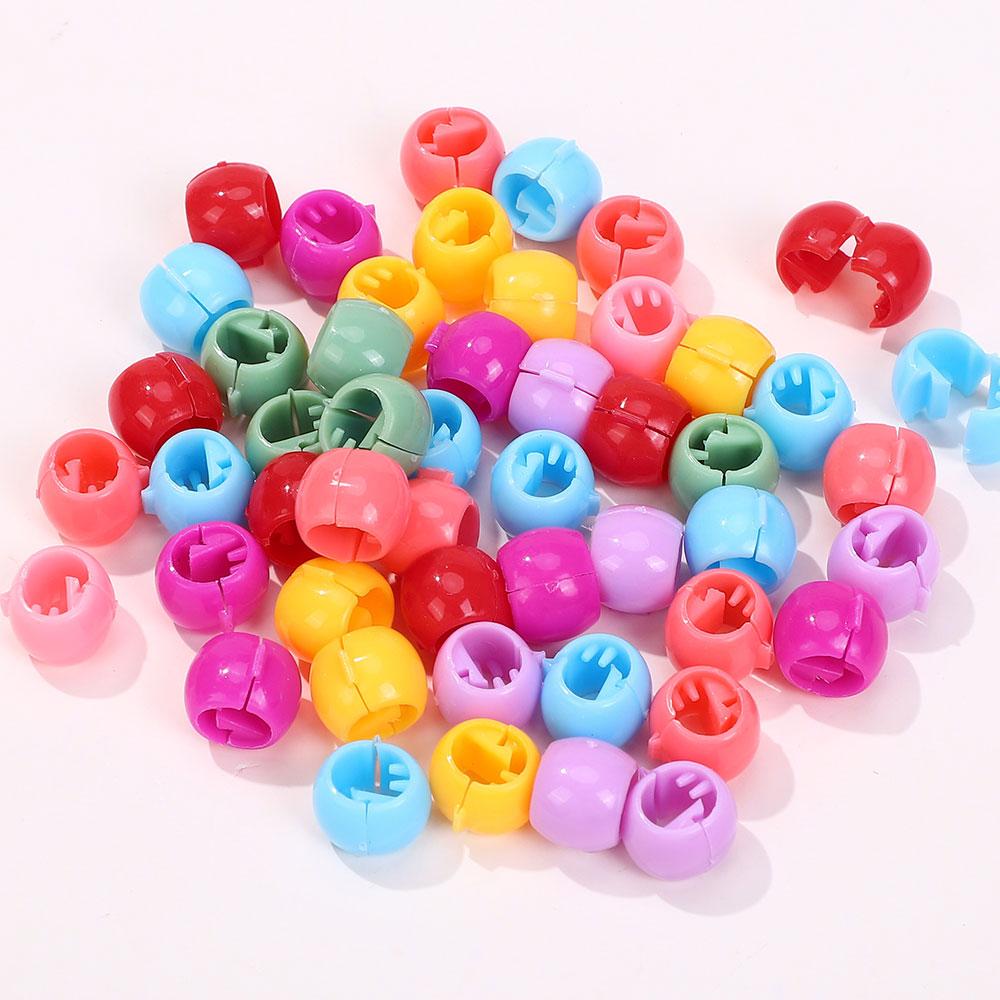 100Pcs Colorful Small Girls Hair Clips Cute Flower Star Hair Claws Styling Hair Braid Hairpins Kids Hair Accessories Headwear