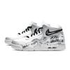 Nike Flight Legacy Junjie 2026 Scarpe da Basket Vintage Mid-top Uomo Nero Bianco Grigio Argento BQ4212-101(Team861-2026)