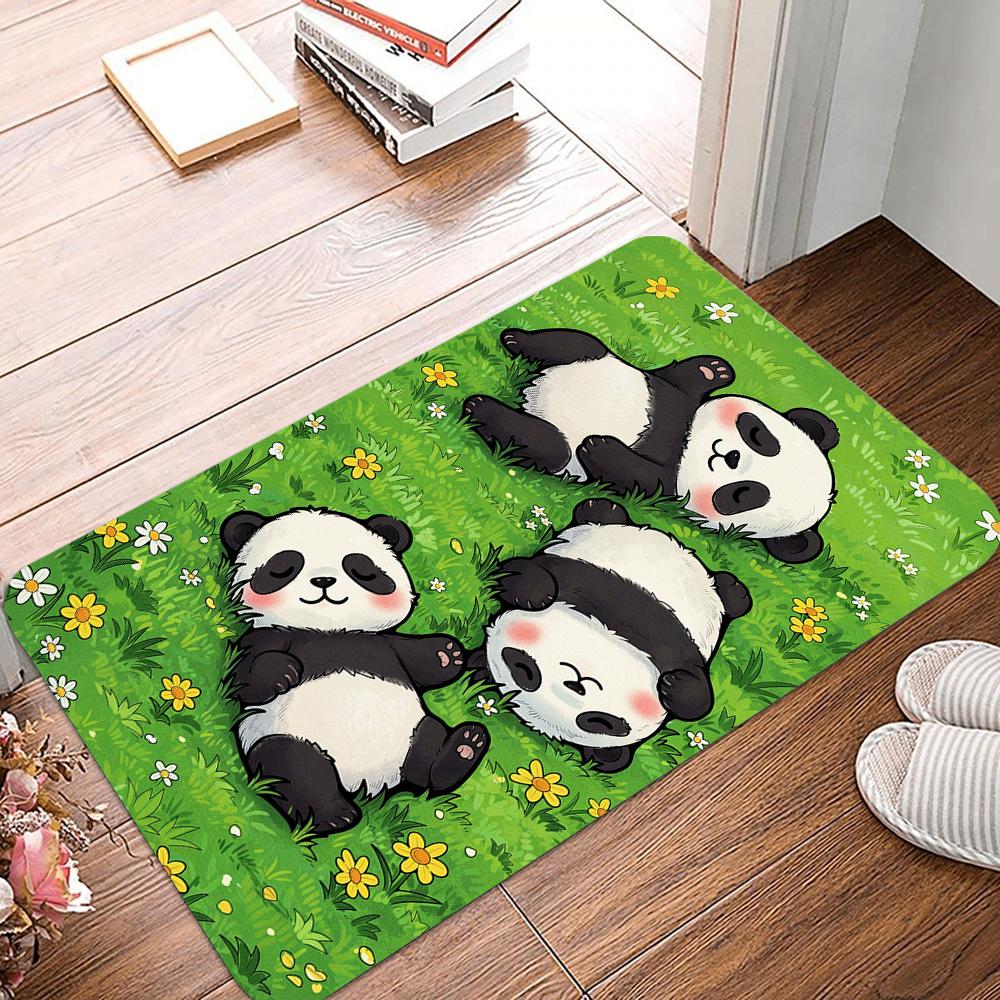 Kawaii Cute Animal Printed Non-Slip Waterproof Doormat Easy To Clean Entrance Floor Mat Home Decor Durable Fashion and Beautiful