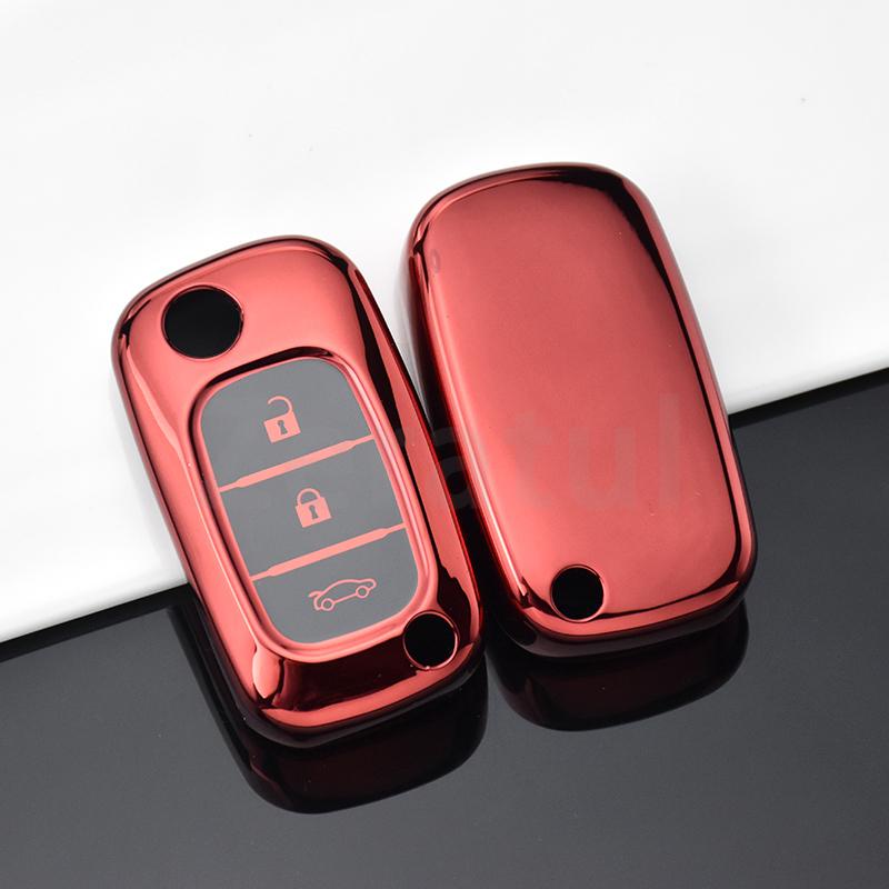 3 Buttons Tpu Key Case Cover For Renault Fluence Clio Megane For Mercedes For Lada Vesta Granta Xray Kalina Priora Sedan Sport