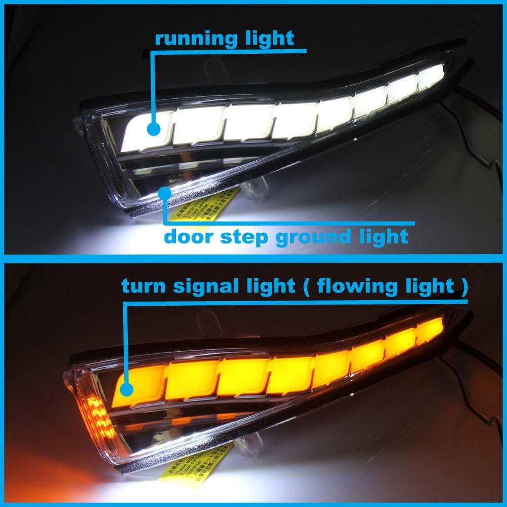 Rearview Mirror Turn Signal LED Sequential Light For 16-19 Infiniti Q50 Q60 Q70