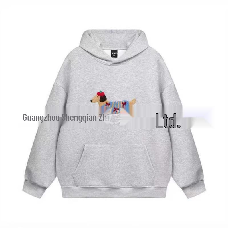 Damen Kapuzenpullover mit tief angesetzten Schultern und Taschen - Europäische & Amerikanische Lässige Mode