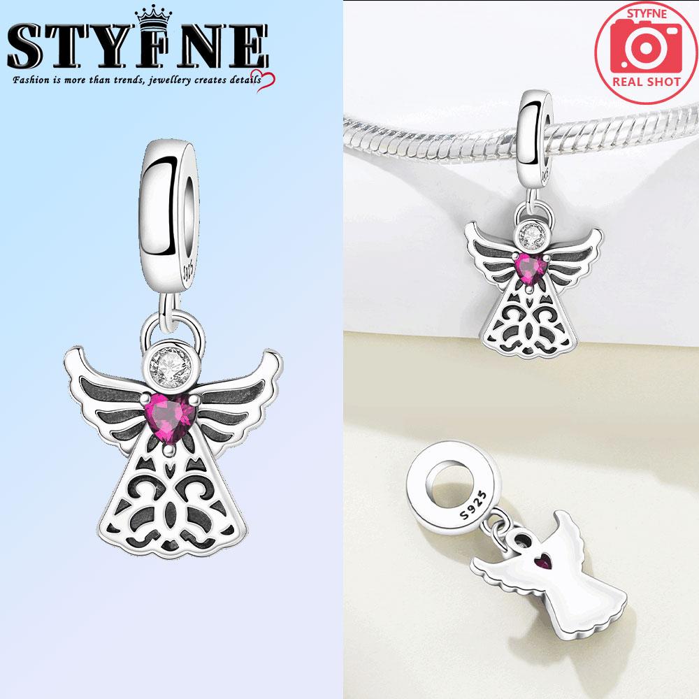 Copper Religious Series Jesus Church Angel Cross Demon Eye Charms Beads For Original Bracelet Woman Girl Jewelry