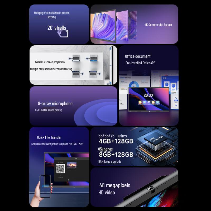 AOC 55T25Z 55-inch Interactive Conference Display (CN version)