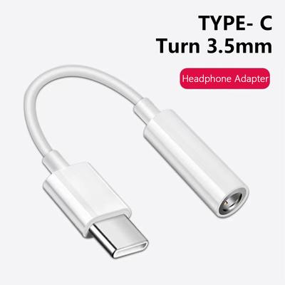 2Pcs Type C To 3.5mm Audio Adapter Cable Male To Female Connectors Converter Wire Line for Tablets Phones Laptops
