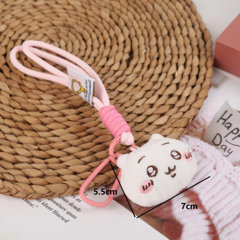 Kreskówkowy Pluszowy Kotek Niedźwiadek Brelok Zawieszka Lalka Ornament