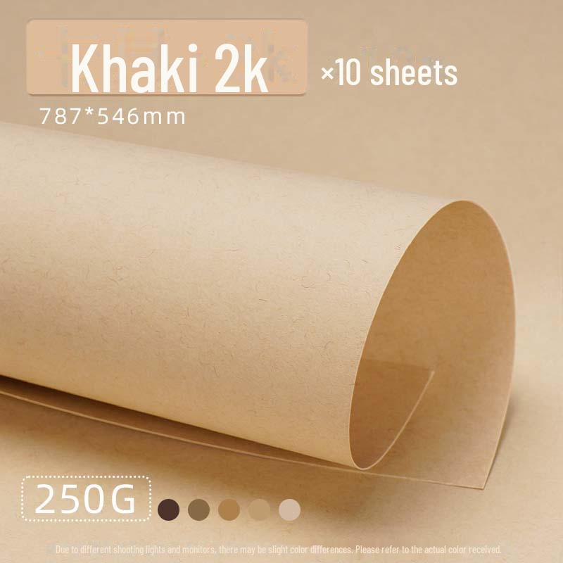 Yuanhao Creație Inel din Carton Gros Culoare Cafea Făcut Manual - A4/A3/4K cu Fundal Pădure Lemn Maro