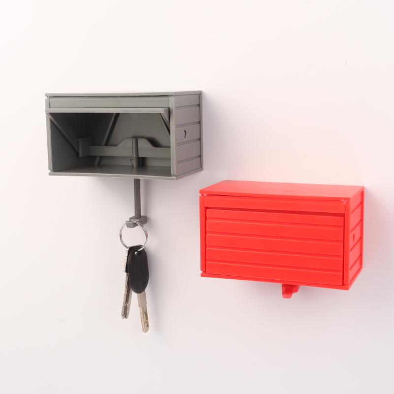 Car Garage Key Holder With Opening Door Key Holder For Wall Fun 3D Printed Key Organizer Wall Mount Easy Installation Key Rack