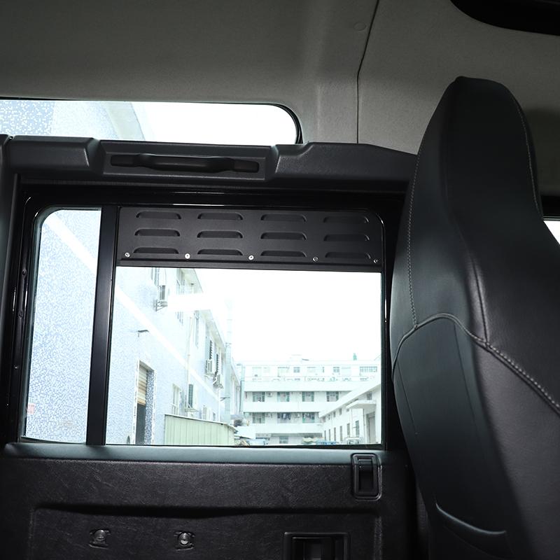 For Land Rover Defender 110 2004-2018 Aluminum Alloy Car Rear Side Window Ventilation Panel Decoration Modification Accessories C4