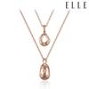 Vivid Party Dual Cubic Necklace Elbrnn214