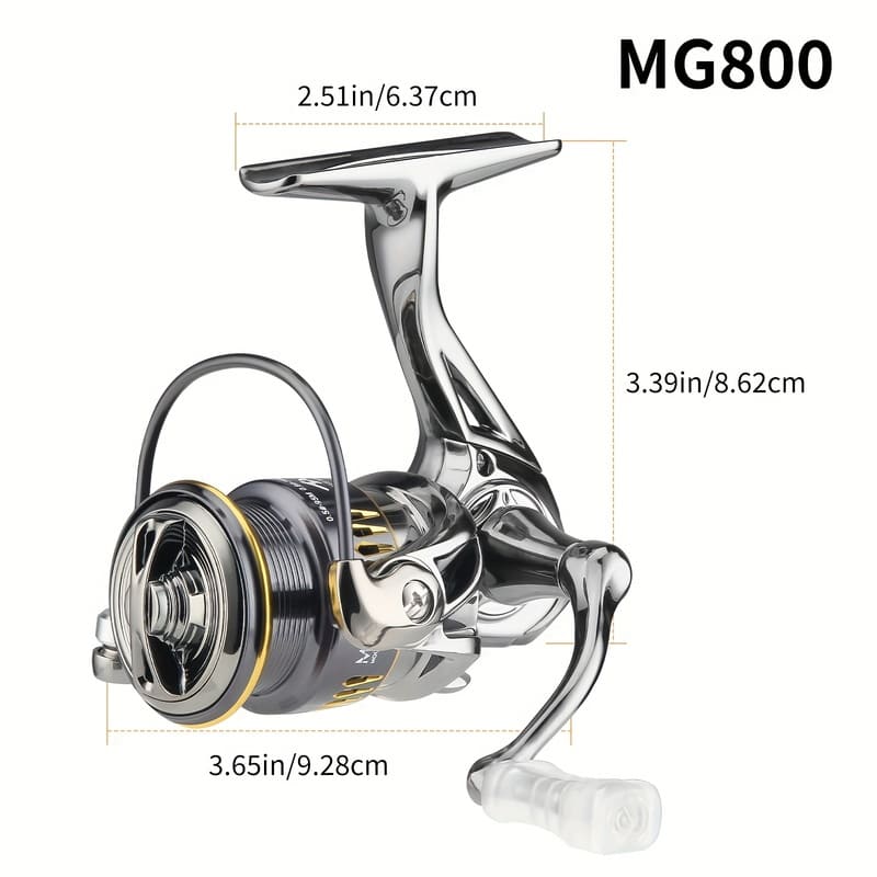 

Металлическая рыболовная катушка Бесшовная плавная система Подходит для левой и правой руки Подходит для пресной и соленой воды Подледная рыбалка Рыбалка на открытом воздухе Любитель подледной рыбалки Рыболовный подарок MG800S серый