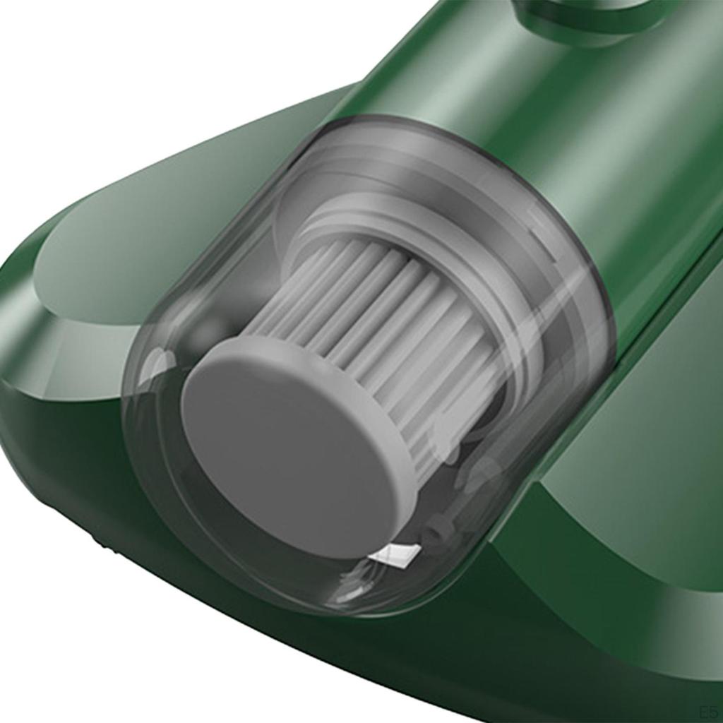 Vysavač na roztoče 10000PA Silný sací výkon Bezdrátový pro matrace Přikrývky Černý