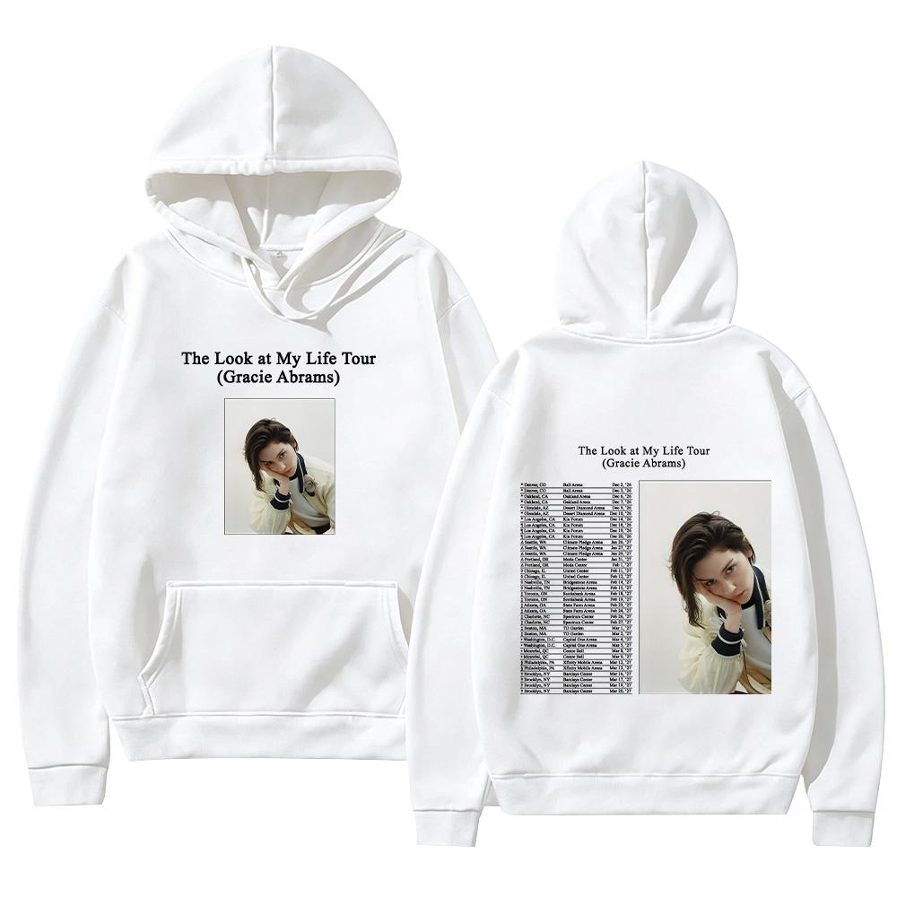 The Look At My Life Tour Gracie Abrams Hoodies Herren Damen Ästhetische Retro Sweatshirts Unisex Neu High Street Übergroße Pullover