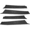 NVCNX para Acessórios do C8 Corvette Fibra de Carbono Real Adesivo de Sobreposição Espesso Decalque Tampa Traseira de Carro Acabamento Externo 4 Peças para Stingray / Z06 / E-Ray