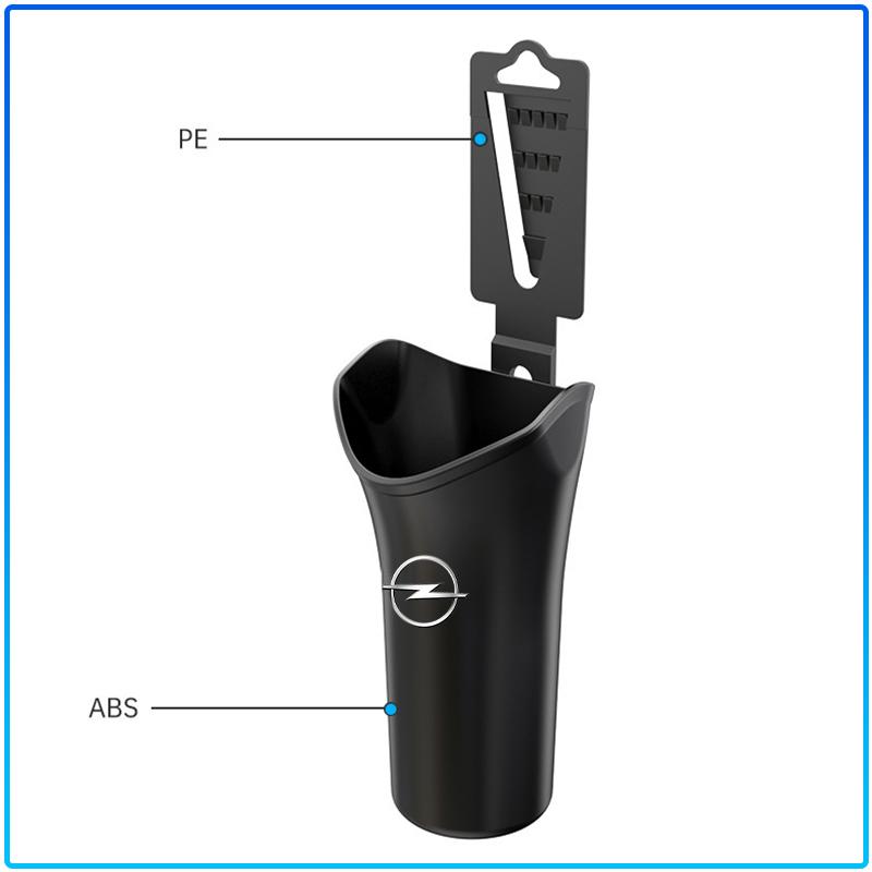 1/2Pcs Car Storage Box Umbrella Garbage Organizer Bucket For Opel Astra H G J Insignia Mokka Zafira Corsa Vectra B C D