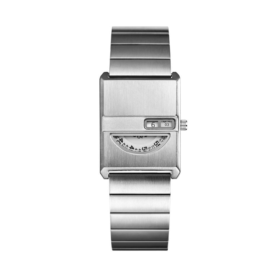Y2K Style Square Stainless Steel Watch