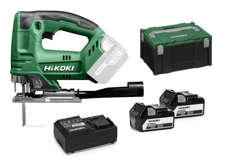 Аккумуляторный электролобзик Hikoki CJ18DA CJ18DAWPZ (с зарядное устройство 2 Akkus 5 Ah + + Systemkoffer)