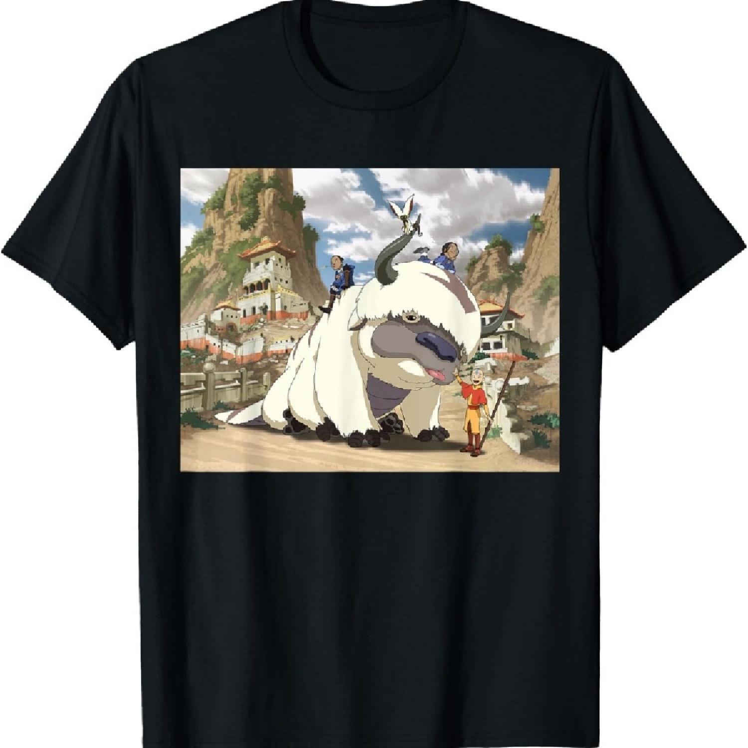 

Avatar Aang With Bison T-Shirt XXXXXL