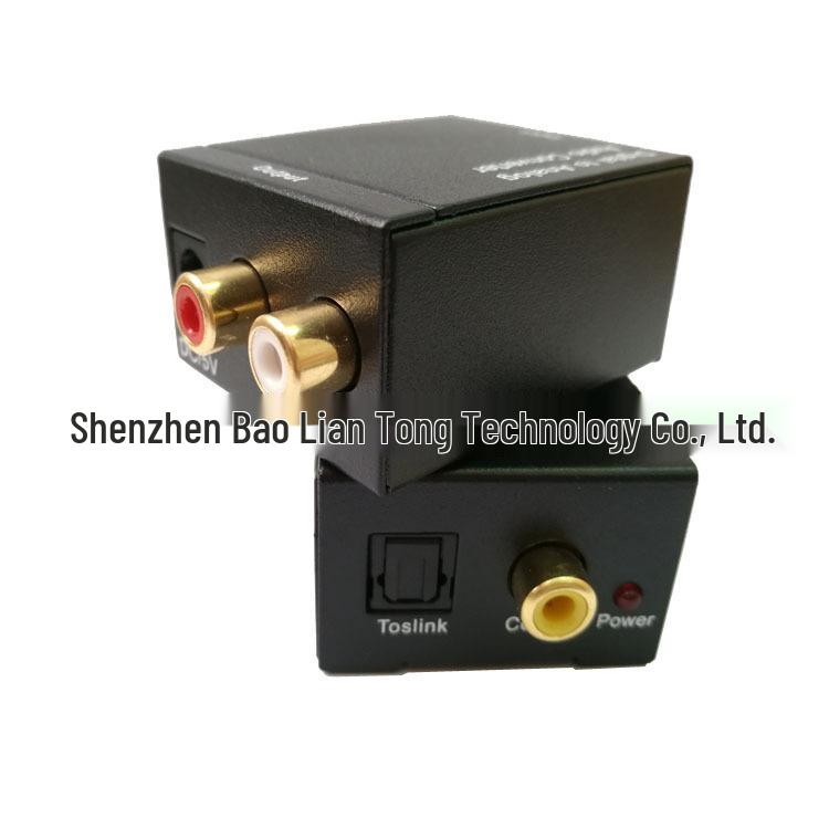 Dual Chip Digital to Analog Audio Converter - Fiber Optic & Coaxial Upgrade Version