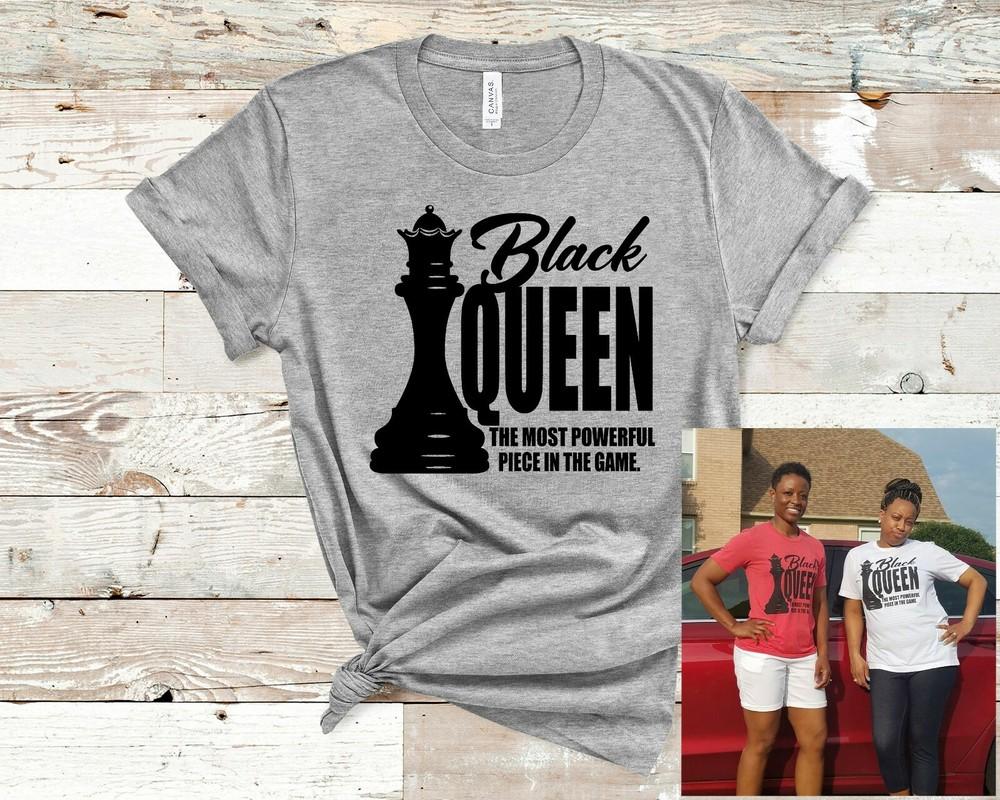 

Черная футболка с королевой Черные Женщины Расширяют Права и Возможности Африканская Культура S