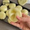 Mingie squishy realistă de piure de cartofi, Jucărie de strâns anti-stres cu textură și sunet de foșnet