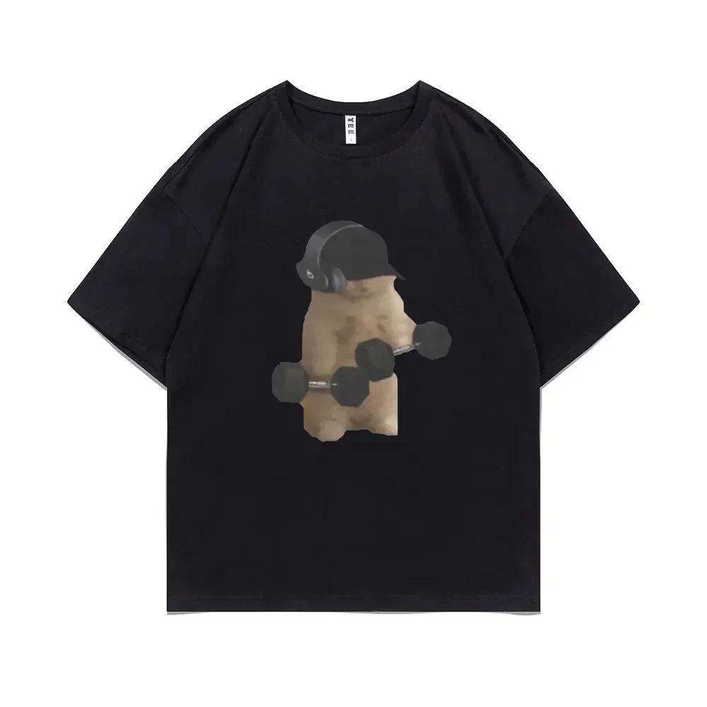 

Funny Gym Cat Meme Printed Tshirt Sam Sulek Fitness Pump Cover Memes T-shirts Women Casual T Shirt Summer Clothing 4XL