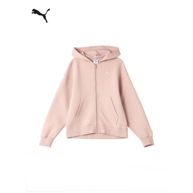 PUMA Women s Hooded Knit Zipper Jacket XS