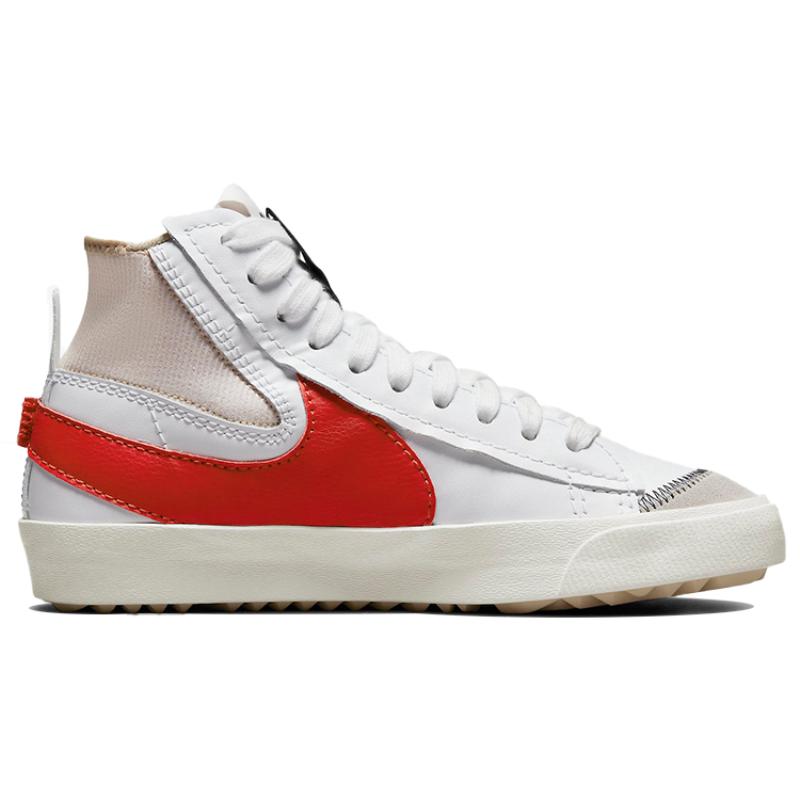 Nike Blazer Mid 77 Jumbo White Habanero Red Sneakers Skateboard Shoes DD3111-102