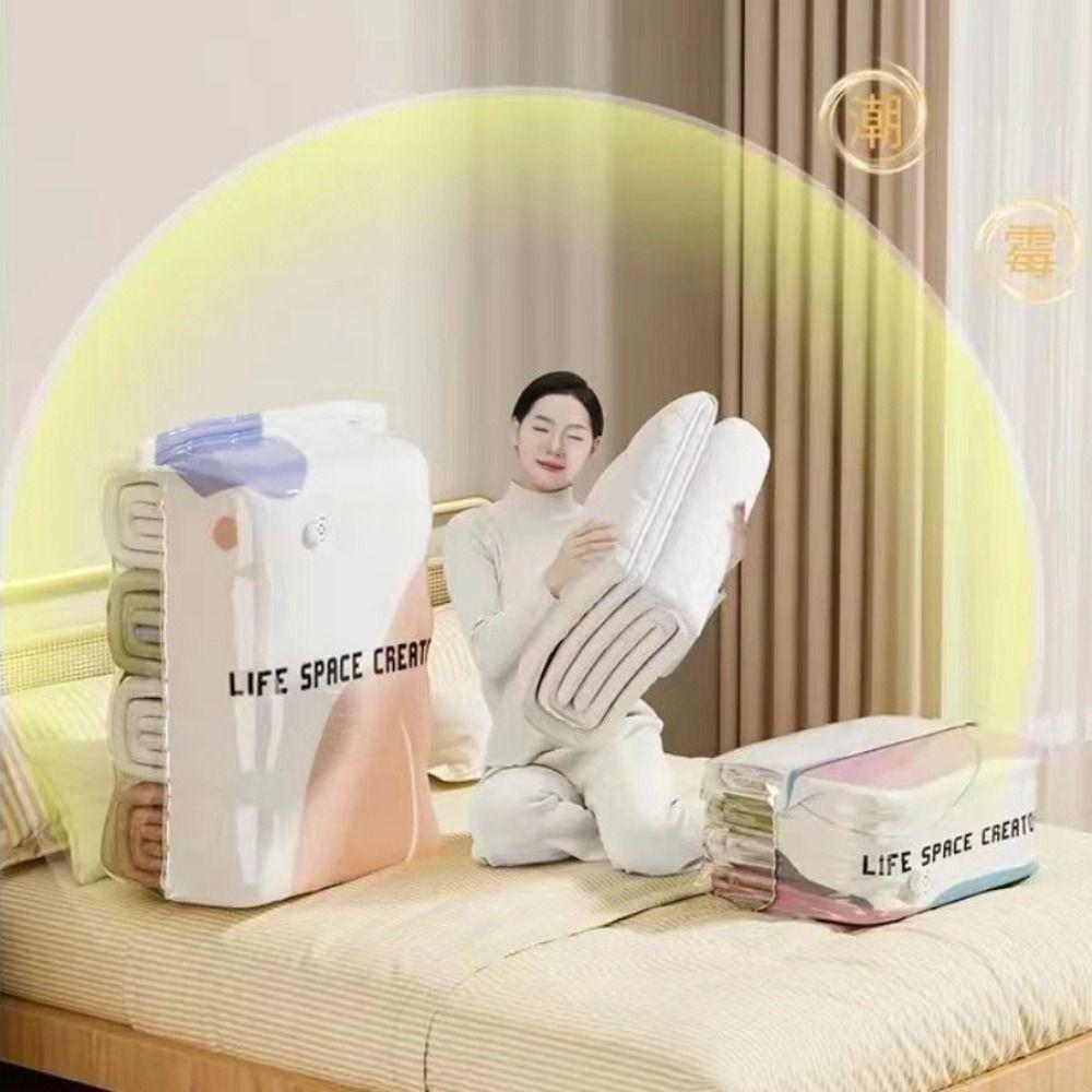 Space Saving Vacuum Storage Bags Cube Compression Storage Compression Bag Wardrobe Organizer