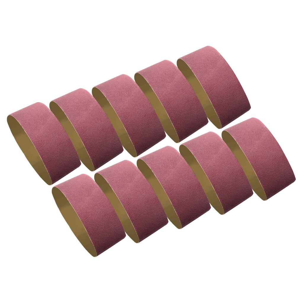 100 Pcs Sanding Belt 60 Grit 610x100mm Aluminum Oxide Belt Sander Sandpaper for Wood Jadestone