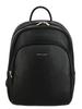 David Jones Women's Urban Backpack, Eco-leather, Black