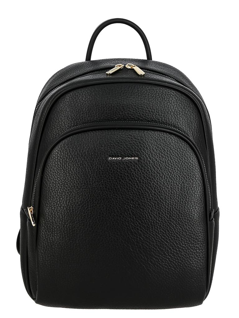 David Jones Women's Urban Backpack, Eco-leather, Black
