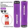 Single Lock‑On Wave Sponge Bike Handlebar Grips, Anti‑Slip Sweat‑Absorbent Comfort Shock‑Absorbing Grips for Mountain Bikes